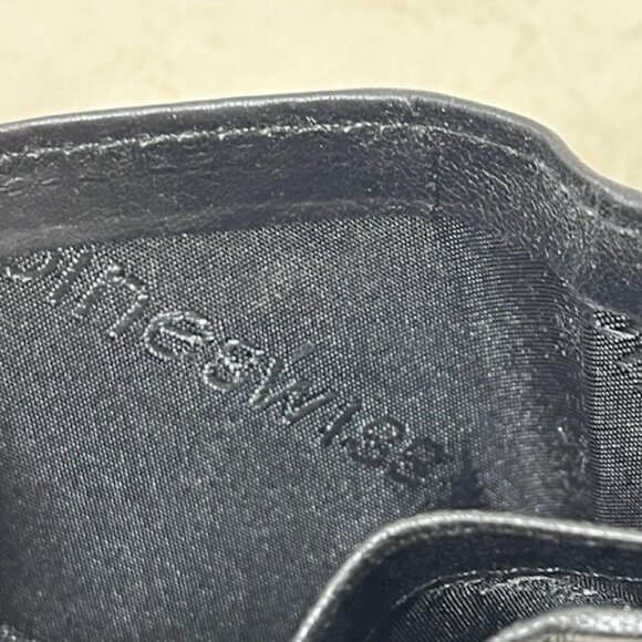 Alpine Swiss Black Soft Leather Bifold Wallet Made in India - Picture 8 of 14